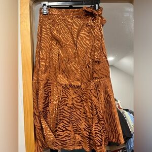 Anthropologie wrap skirt / size 0